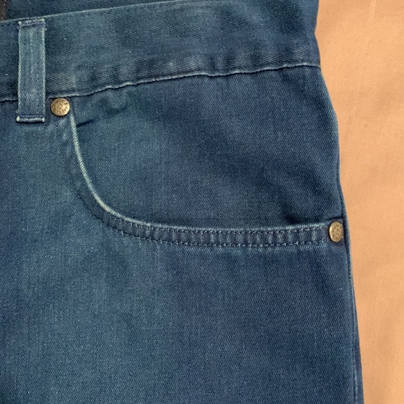 Vintage Zegna Men's Straight-Leg Dark-Wash Regular-Fit Jeans - Picture 3 of 12